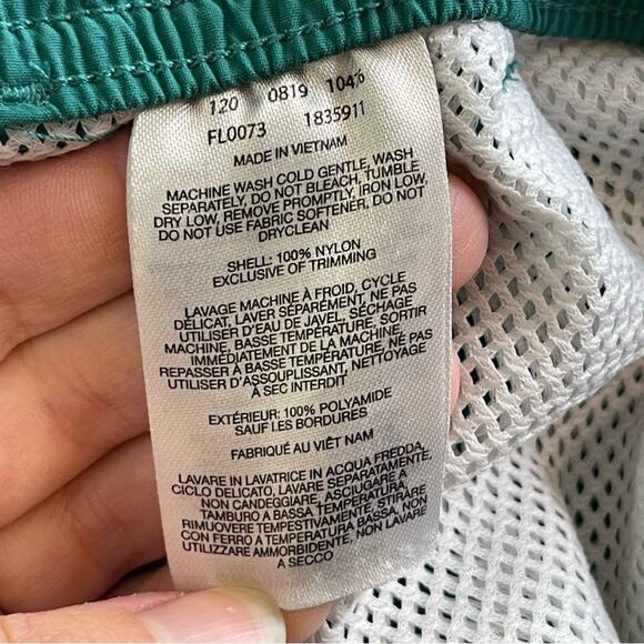 Columbia PFG 5'' Inseam Swim Trunks men's size L green, - Picture 7 of 8